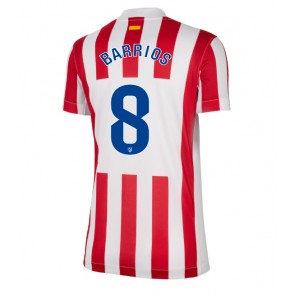 Atletico Madrid Pablo Barrios #8 Prima Maglia Femmina 2025-26 Manica Corta